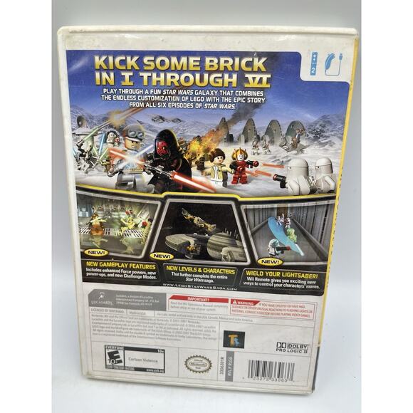 LEGO Star Wars: The Complete Saga (Nintendo Wii, 2007) - Picture 5 of 5